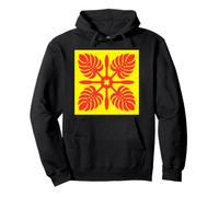 Patrón de edredón Hawaiano Royal Hawaii Ali'I Island Heritage Sudadera con Capucha
