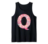 Patrón de escala de sirena Q Letra Diseño Arte Camiseta sin Mangas