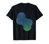Patrón de Espiral entrelazada | Línea Inspirada en geometría Sagrada Camiseta