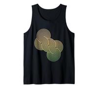 Patrón de Espiral entrelazada | Línea Inspirada en geometría Sagrada Camiseta sin Mangas