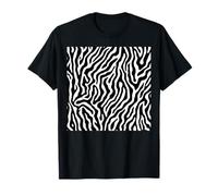Patrón de estampado de cebra para mujeres y niñas, estampado animal ce Camiseta