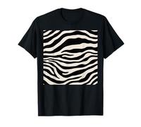 Patrón de estampado de cebra para mujeres y niñas, estampado animal ce Camiseta
