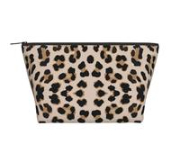 Patrón de Estampado de Leopardo, Bolsa de artículos de tocador Bolsa de Maquillaje Bolsa de cosméticos Bolsa de artículos de tocador de Viaje portátil