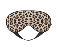 Patrón de estampado de leopardo, Cubreojos completos Antifaz bloqueador de luz Antifaz para dormir Antifaz suave con los ojos vendados Noche