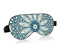 Patrón de estilo vintage Máscara para dormir con los ojos vendados Blackout Cooling Funny Eye Mask para dormir con tira elástica para mujeres y hombres