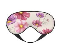 Patrón De Flor De Cosmos Dibujado A Mano, Cubreojos completos Antifaz bloqueador de luz Antifaz para dormir Antifaz suave con los ojos vendados Noche