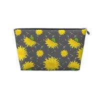 Patrón De Flor De Diente De León De Dibujos Animados, Bolsa de artículos de tocador Bolsa de Maquillaje Bolsa de cosméticos Bolsa de artículos de tocador de Viaje portátil