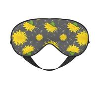 Patrón De Flor De Diente De León De Dibujos Animados, Cubreojos completos Antifaz bloqueador de luz Antifaz para dormir Antifaz suave con los ojos vendados Noche