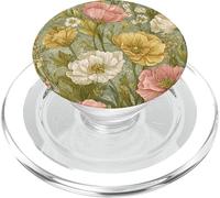 Patrón de Flores de Pradera Vintage cottageCore PopSockets PopGrip para MagSafe