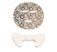 Patrón de flores máscara facial papel suave desechable en forma de mariposa en forma de máscara de mariposa para el kit de cuidado de la piel