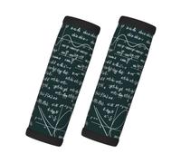 Patrón de fórmulas matemáticas escritas a mano, 2 piezas de fundas para asas de equipaje, cubiertas suaves y cómodas para asas de equipaje. Etiqueta para equipaje.