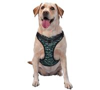 Patrón de fórmulas matemáticas escritas a Mano,Arnés para Mascotas, arnés Reflectante Ajustable para Perros,M
