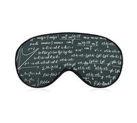 Patrón de fórmulas matemáticas escritas a mano, máscara para dormir con los ojos vendados, correas ajustables para la cabeza, cubierta para los ojos para mujeres, hombres, niñas y niños