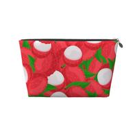 Patrón de Fruta de lichi, Bolsa de artículos de tocador Bolsa de Maquillaje Bolsa de cosméticos Bolsa de artículos de tocador de Viaje portátil
