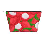 Patrón de Fruta de lichi, Bolsa de artículos de tocador Bolsa de Maquillaje Bolsa de cosméticos Bolsa de artículos de tocador de Viaje portátil