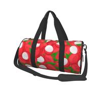 Patrón de Fruta de Lichi, Bolsa de Viaje de Gran Capacidad, Bolso Redondo, Bolsa de Viaje Deportiva, Bolsa de Mano, Bolsa de Fitness