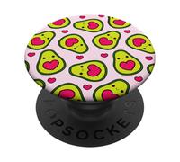 Patrón De Frutas De Aguacate PopSockets PopGrip Adhesivo