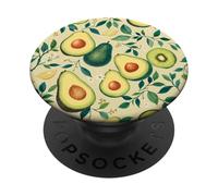 Patrón De Frutas De Aguacate PopSockets PopGrip Adhesivo