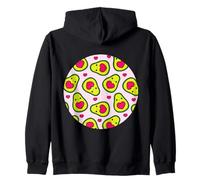 Patrón De Frutas De Aguacate Sudadera con Capucha