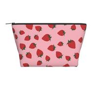 Patrón de Frutas de Fresa, Bolsa de artículos de tocador Bolsa de Maquillaje Bolsa de cosméticos Bolsa de artículos de tocador de Viaje portátil