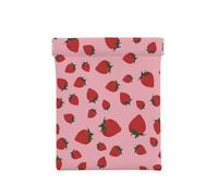 Patrón de Frutas de Fresa, Squeeze Top Wallet Bolsa de Almacenamiento para Mujer Monedero pequeño Bolsa de Cambio