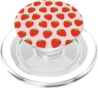 Patrón de Frutas de Fresas PopSockets PopGrip para MagSafe