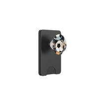 Patrón de fútbol para fanáticos del fútbol, Juego de Amor, Partido de Buen fútbol PopSockets PopWallet para MagSafe