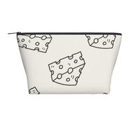 Patrón de Garabato de Queso, Bolsa de artículos de tocador Bolsa de Maquillaje Bolsa de cosméticos Bolsa de artículos de tocador de Viaje portátil