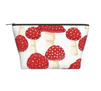 Patrón de Hongos Rojos agárico de Mosca, Bolsa de artículos de tocador Bolsa de Maquillaje Bolsa de cosméticos Bolsa de artículos de tocador de Viaje portátil