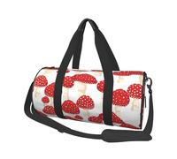 Patrón de Hongos Rojos agárico de Mosca, Bolsa de Viaje de Gran Capacidad, Bolso Redondo, Bolsa de Viaje Deportiva, Bolsa de Mano, Bolsa de Fitness