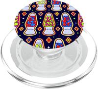 Patrón de lámpara de Lava Retro Groovy Y2K estética PopSockets PopGrip para MagSafe