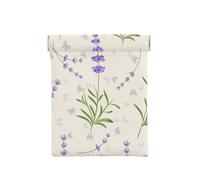 Patrón de Lavanda, Squeeze Top Wallet Bolsa de Almacenamiento para Mujer Monedero pequeño Bolsa de Cambio