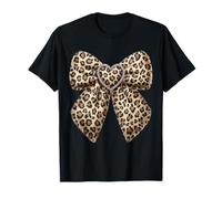Patrón de Leopardo Coqueta Arco Guepardo Camiseta