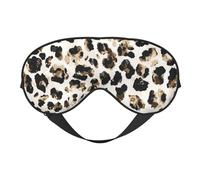 Patrón de leopardo, Cubreojos completos Antifaz bloqueador de luz Antifaz para dormir Antifaz suave con los ojos vendados Noche