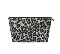 Patrón de Leopardo Gris y Negro, Bolsa de artículos de tocador Bolsa de Maquillaje Bolsa de cosméticos Bolsa de artículos de tocador de Viaje portátil