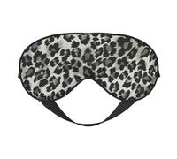 Patrón de leopardo gris y negro, Cubreojos completos Antifaz bloqueador de luz Antifaz para dormir Antifaz suave con los ojos vendados Noche