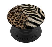 Patrón de leopardo, guepardo y cebra PopSockets PopGrip Adhesivo
