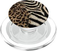 Patrón de leopardo, guepardo y cebra PopSockets PopGrip para MagSafe
