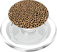 Patrón de Leopardo marrón PopSockets PopGrip para MagSafe
