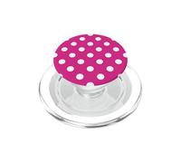 Patrón de Lunares Rosa Intenso para Mujeres y niñas PopSockets PopGrip para MagSafe