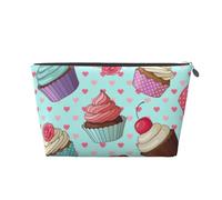 Patrón de Magdalenas Impreso., Bolsa de artículos de tocador Bolsa de Maquillaje Bolsa de cosméticos Bolsa de artículos de tocador de Viaje portátil