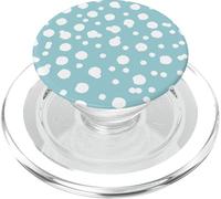 Patrón de Manchas clásicas de Lunares Azules polvorientos PopSockets PopGrip para MagSafe