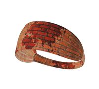 Patrón De Mapa del Atlas Mundial De Pared De Ladrillos Mujer Hombre Headband Antideslizante Diadema Transpirable Cinta Pelo Deporte para Entrenamiento Ciclismo Tenis