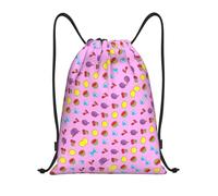 Patrón De Máquina Tragamonedas Unisex Mochila De Cuerdas Gran Capacidad Bolsa De Gimnasio Casual Mochila Con Cordón Para Baloncesto Playa Voleibol Natación