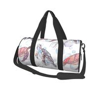 Patrón De Mar Submarino Tortugas Marinas, Bolsa de Viaje de Gran Capacidad, Bolso Redondo, Bolsa de Viaje Deportiva, Bolsa de Mano, Bolsa de Fitness