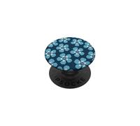 Patrón de Margaritas Azules Flores Modernas Florales PopSockets PopGrip Adhesivo