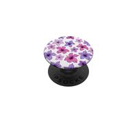 Patrón de Margaritas de Lavanda Flores juguetonas Florales PopSockets PopGrip Adhesivo