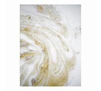 Patrón de mármol Alfombra de oro blanco nórdico Cuarto Al lado de la alfombra Moda Geométrico Alfombra Alfombrilla de cocina Alfombras grandes Alfombra de área contemporánea Pila baja su(Size:40x60cm)