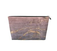 Patrón de mármol de Oro Rosa, Bolsa de artículos de tocador Bolsa de Maquillaje Bolsa de cosméticos Bolsa de artículos de tocador de Viaje portátil