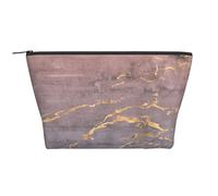 Patrón de mármol de Oro Rosa, Bolsa de artículos de tocador Bolsa de Maquillaje Bolsa de cosméticos Bolsa de artículos de tocador de Viaje portátil